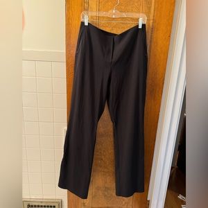 Lululemon, size 12, smooth fit pull-on pant in black, ever so slightly flared.